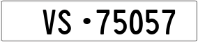 Truck License Plate
